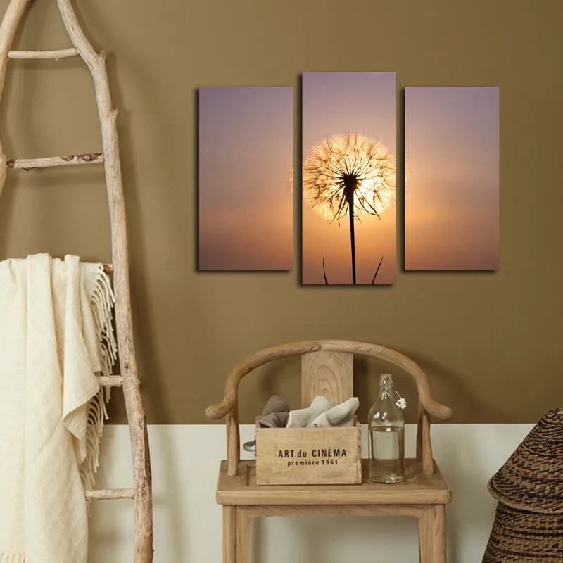 Dekorativ Canvasbilde 3-Deler 45x20 cm - Flerfarget - Innredning - Bilder & kunst - Lerretsbilder