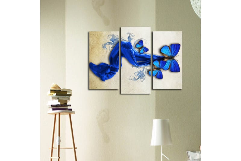 Dekorativ Canvasbilde 3-Deler 45x20 cm - Flerfarget - Innredning - Bilder & kunst - Lerretsbilder