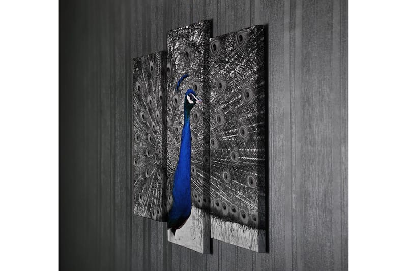 Dekorativ Canvasbilde 3-Deler 45x20 cm - Flerfarget - Innredning - Bilder & kunst - Lerretsbilder