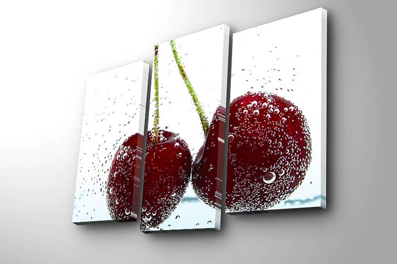 Dekorativ Canvasbilde 3-Deler 45x20 cm - Flerfarget - Innredning - Bilder & kunst - Lerretsbilder