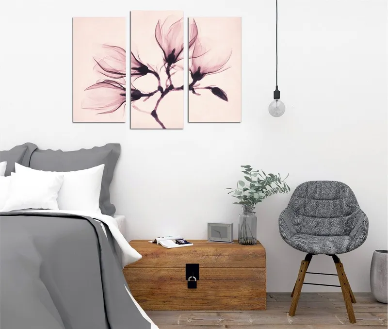 Dekorativ Canvasbilde 3-Deler 45x20 cm, Flerfarget