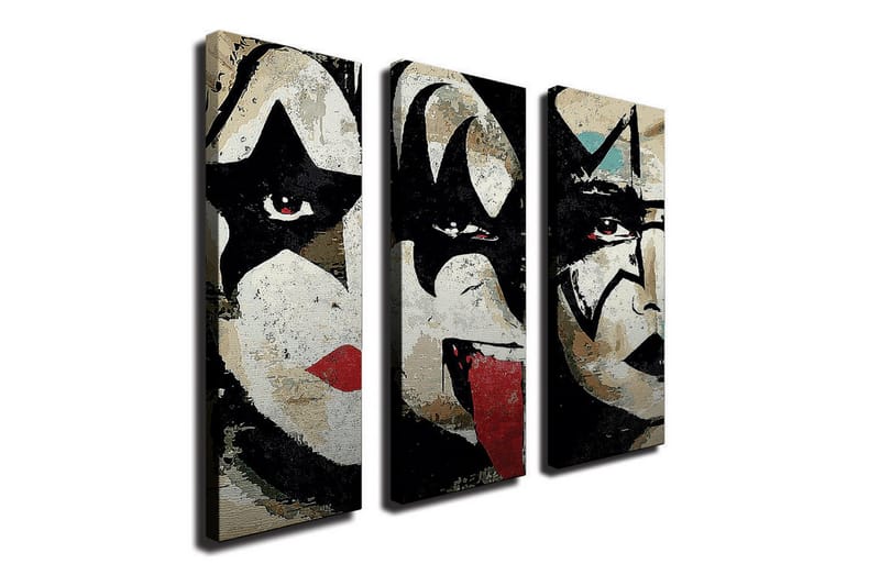 Dekorativ Canvasbilde 3 Deler - Flerfarget - Innredning - Bilder & kunst - Lerretsbilder