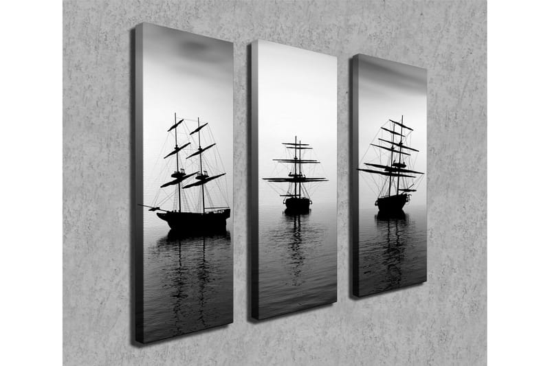 Dekorativ Canvasbilde 3 Deler - Flerfarget - Innredning - Bilder & kunst - Lerretsbilder