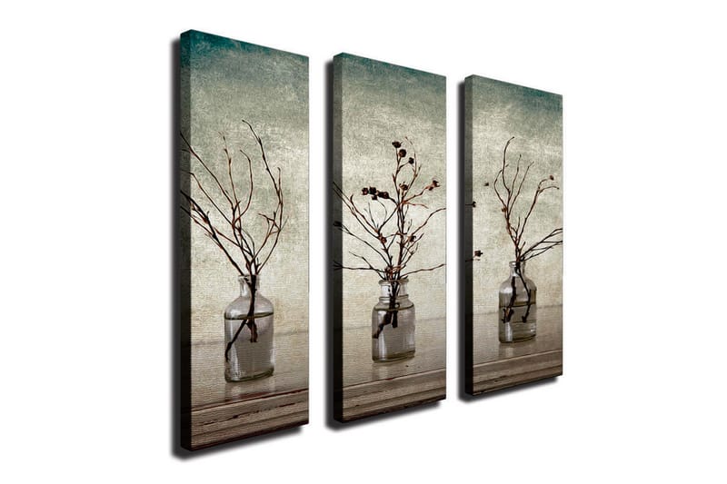 Dekorativ Canvasbilde 3 Deler - Flerfarget - Innredning - Bilder & kunst - Lerretsbilder