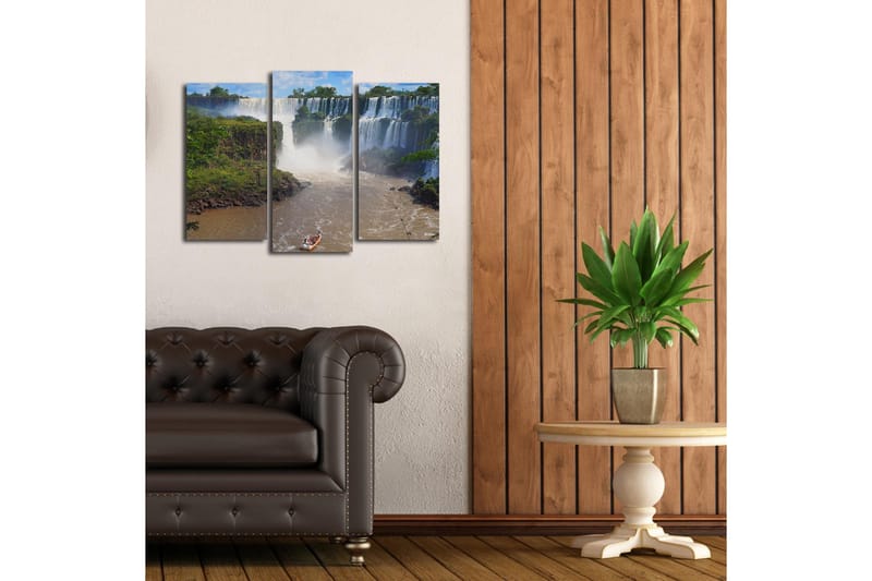 Dekorativ Canvasbilde 3 Deler - Flerfarget - Innredning - Bilder & kunst - Lerretsbilder