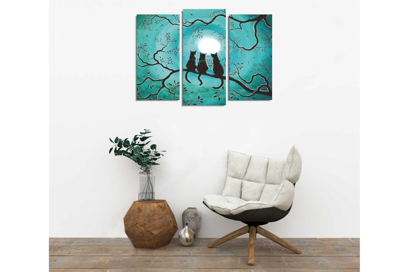 Dekorativ Canvasbilde 3 Deler - Flerfarget - Innredning - Bilder & kunst - Lerretsbilder