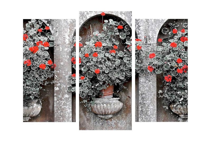Dekorativ Canvasbilde 3 Deler - Flerfarget - Innredning - Bilder & kunst - Lerretsbilder