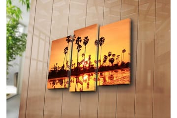 Dekorativ Canvasbilde 3 Deler - Flerfarget - Innredning - Bilder & kunst - Lerretsbilder