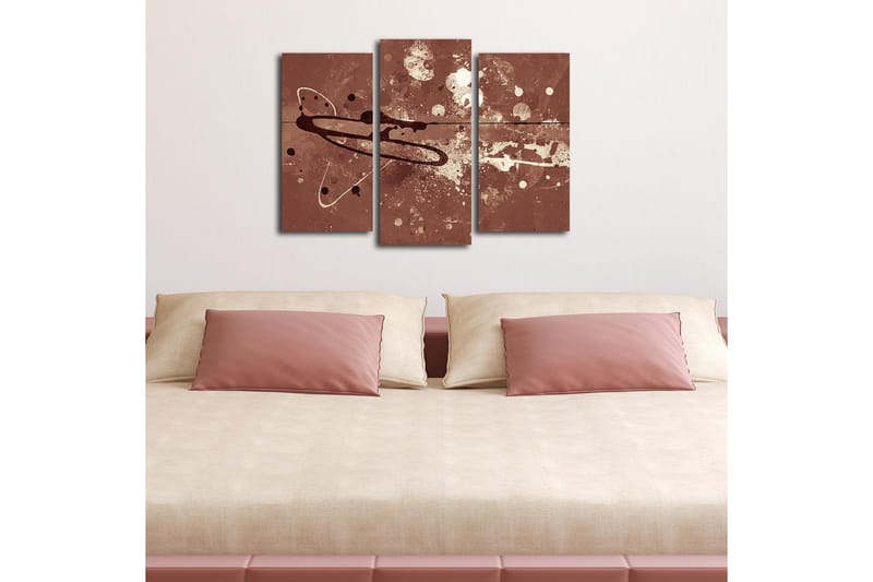 Dekorativ Canvasbilde 3 Deler - Flerfarget - Innredning - Bilder & kunst - Lerretsbilder