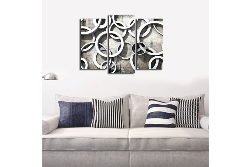 Dekorativ Canvasbilde 3 Deler - Flerfarget - Innredning - Bilder & kunst - Lerretsbilder