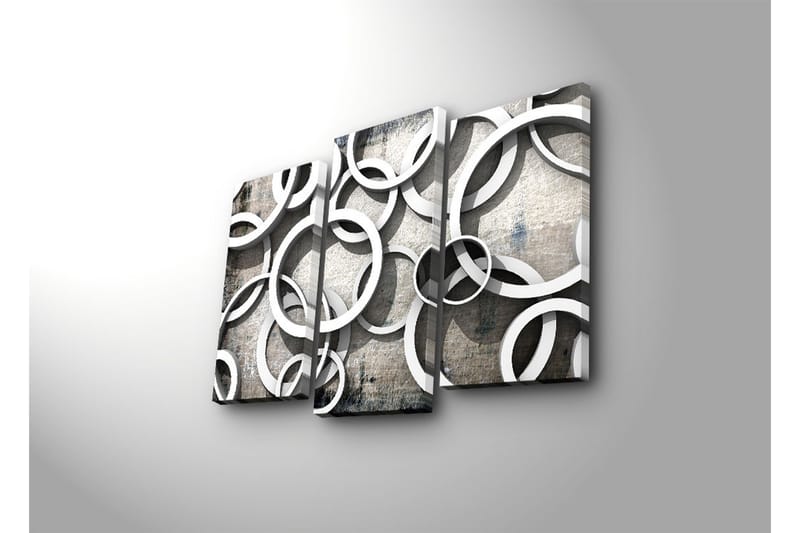 Dekorativ Canvasbilde 3 Deler - Flerfarget - Innredning - Bilder & kunst - Lerretsbilder