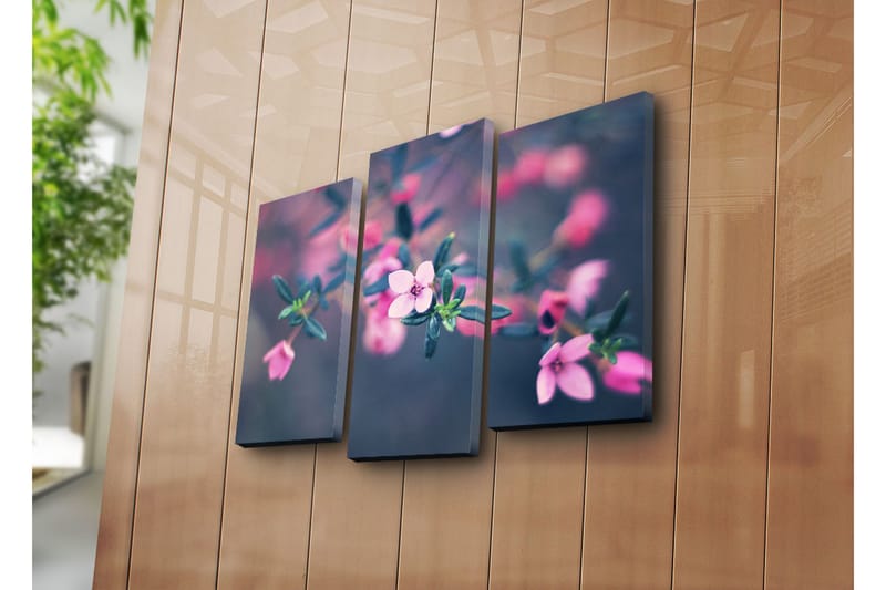 Dekorativ Canvasbilde 3 Deler - Flerfarget - Innredning - Bilder & kunst - Lerretsbilder