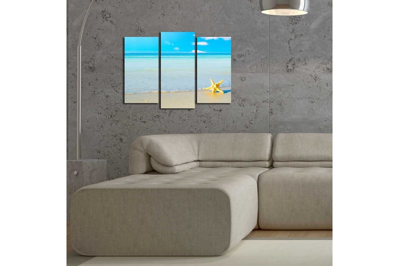 Dekorativ Canvasbilde 3 Deler - Flerfarget - Innredning - Bilder & kunst - Lerretsbilder