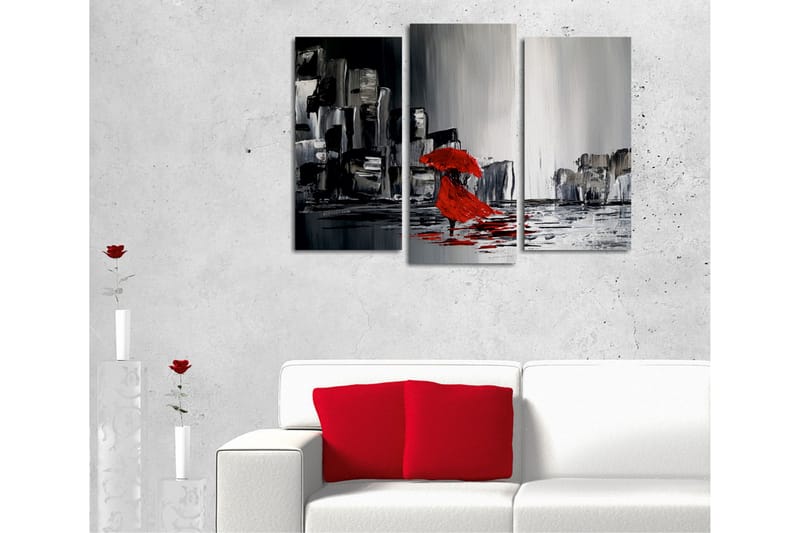 Dekorativ Canvasbilde 3 Deler - Flerfarget - Innredning - Bilder & kunst - Lerretsbilder