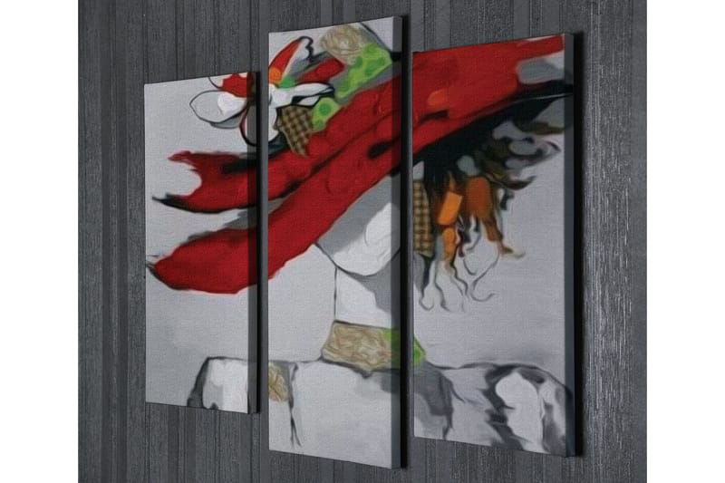 Dekorativ Canvasbilde 3 Deler - Flerfarget - Innredning - Bilder & kunst - Lerretsbilder