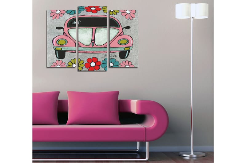 Dekorativ Canvasbilde 3 Deler - Flerfarget - Innredning - Bilder & kunst - Lerretsbilder