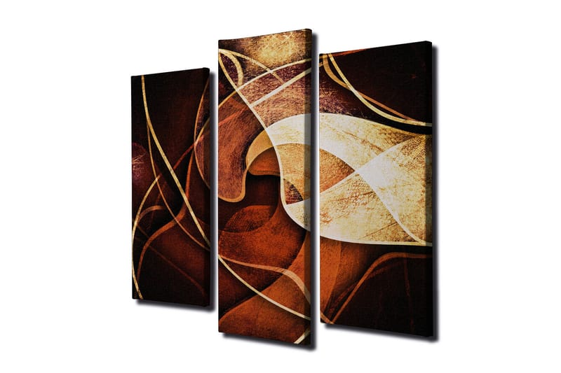 Dekorativ Canvasbilde 3 Deler - Flerfarget - Innredning - Bilder & kunst - Lerretsbilder