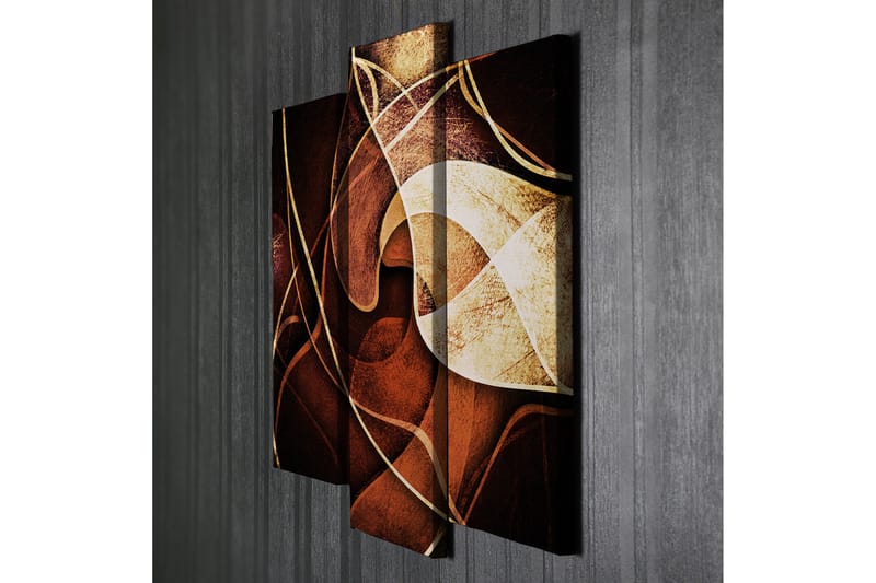 Dekorativ Canvasbilde 3 Deler - Flerfarget - Innredning - Bilder & kunst - Lerretsbilder