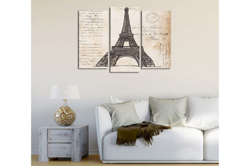 Dekorativ Canvasbilde 3 Deler - Flerfarget - Innredning - Bilder & kunst - Lerretsbilder