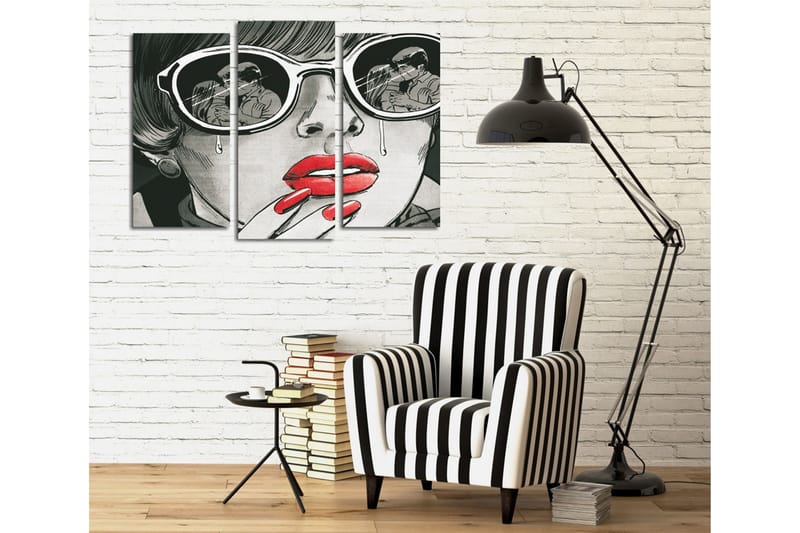 Dekorativ Canvasbilde 3 Deler - Flerfarget - Innredning - Bilder & kunst - Lerretsbilder