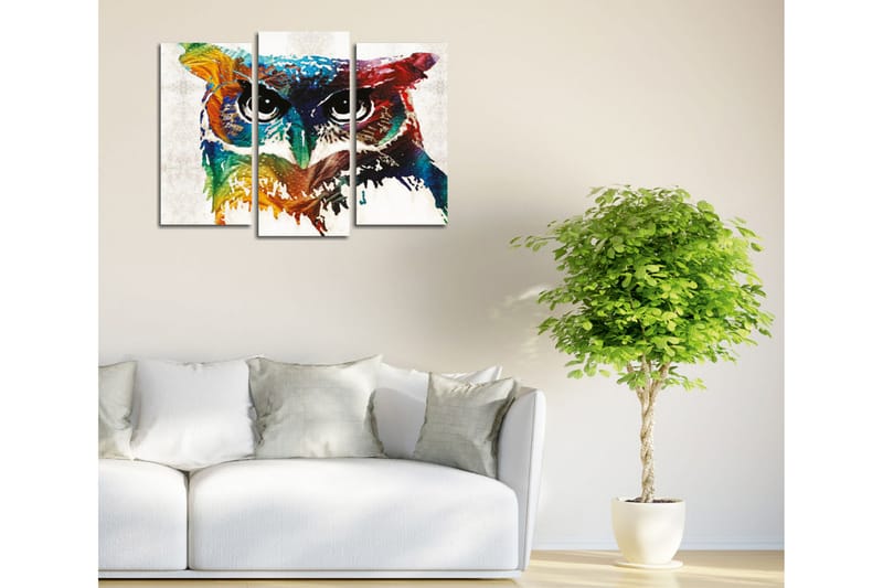 Dekorativ Canvasbilde 3 Deler - Flerfarget - Innredning - Bilder & kunst - Lerretsbilder