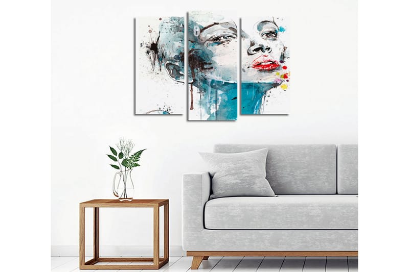 Dekorativ Canvasbilde 3 Deler - Flerfarget - Innredning - Bilder & kunst - Lerretsbilder