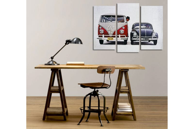 Dekorativ Canvasbilde 3 Deler - Flerfarget - Innredning - Bilder & kunst - Lerretsbilder