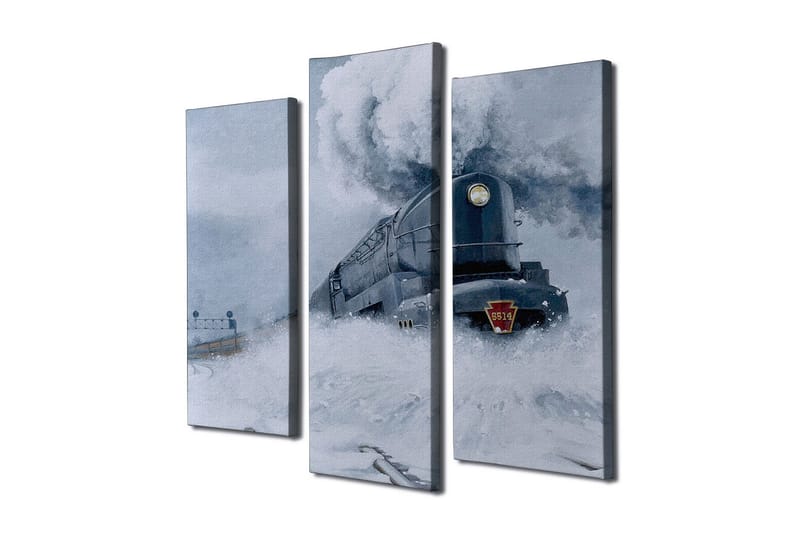 Dekorativ Canvasbilde 3 Deler - Flerfarget - Innredning - Bilder & kunst - Lerretsbilder