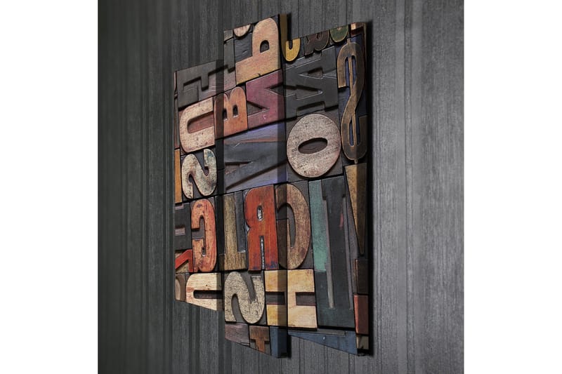 Dekorativ Canvasbilde 3 Deler - Flerfarget - Innredning - Bilder & kunst - Lerretsbilder