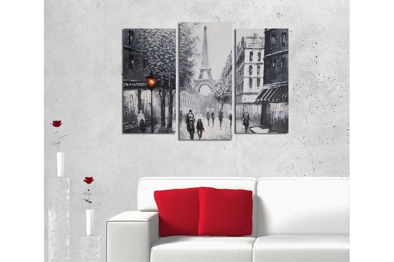 Dekorativ Canvasbilde 3 Deler - Flerfarget - Innredning - Bilder & kunst - Lerretsbilder