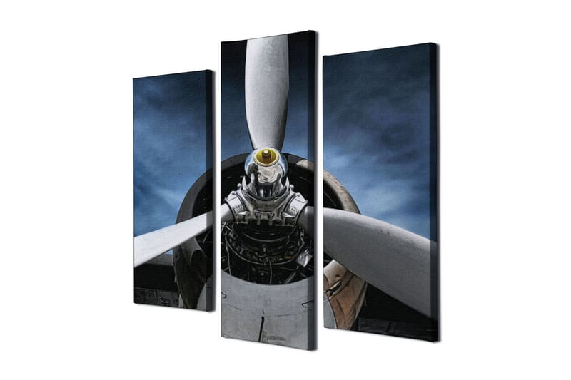 Dekorativ Canvasbilde 3 Deler - Flerfarget - Innredning - Bilder & kunst - Lerretsbilder