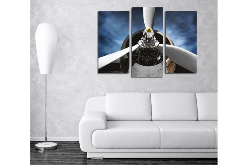 Dekorativ Canvasbilde 3 Deler - Flerfarget - Innredning - Bilder & kunst - Lerretsbilder
