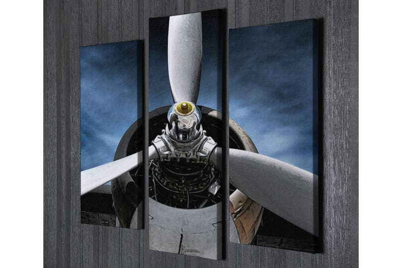 Dekorativ Canvasbilde 3 Deler - Flerfarget - Innredning - Bilder & kunst - Lerretsbilder
