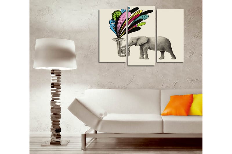 Dekorativ Canvasbilde 3 Deler - Flerfarget - Innredning - Bilder & kunst - Lerretsbilder