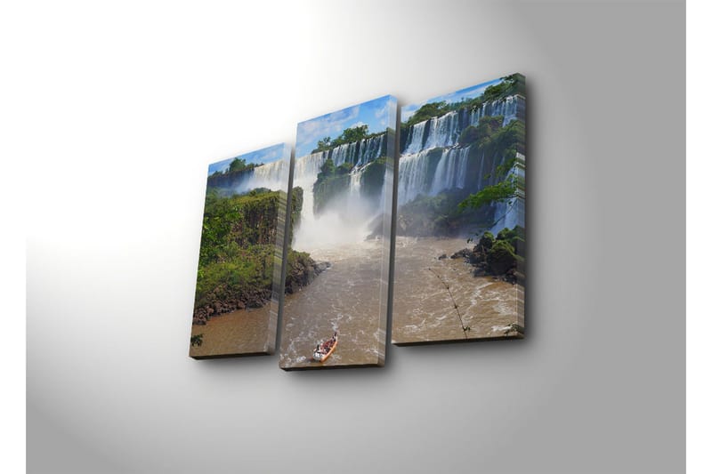 Dekorativ Canvasbilde 3 Deler - Flerfarget - Innredning - Bilder & kunst - Lerretsbilder