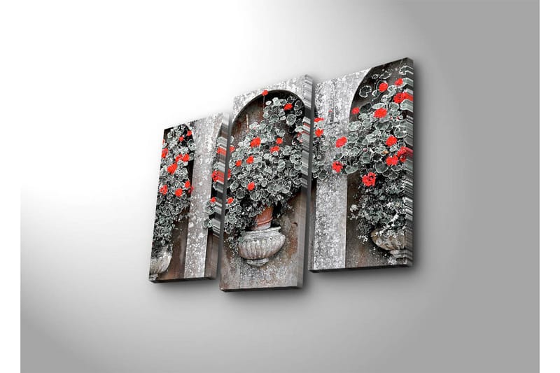 Dekorativ Canvasbilde 3 Deler - Flerfarget - Innredning - Bilder & kunst - Lerretsbilder