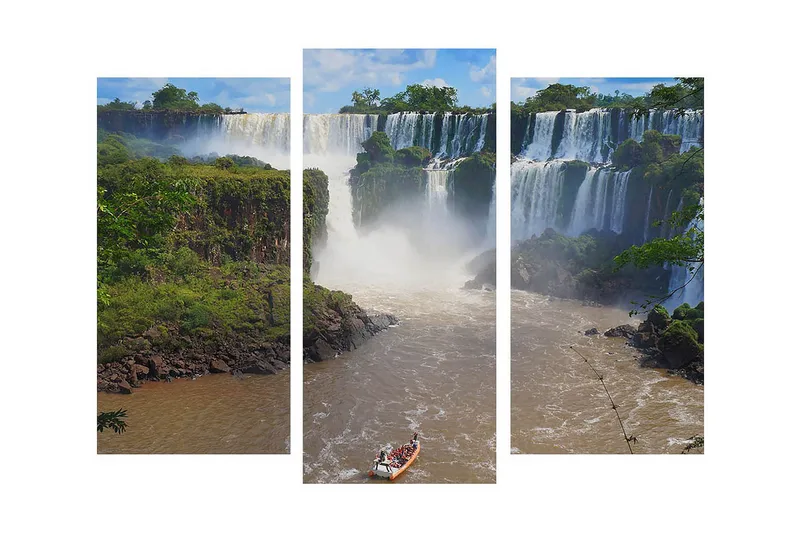 Dekorativ Canvasbilde 3 Deler - Flerfarget - Innredning - Bilder & kunst - Lerretsbilder