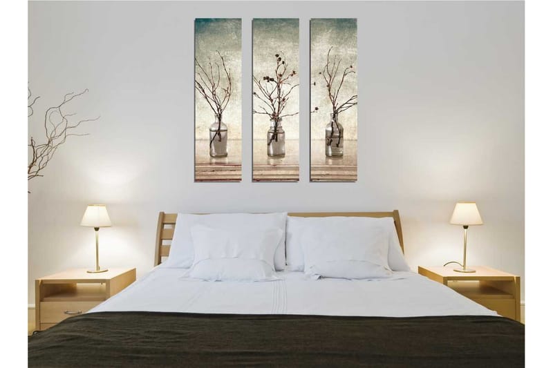 Dekorativ Canvasbilde 3 Deler - Flerfarget - Innredning - Bilder & kunst - Lerretsbilder