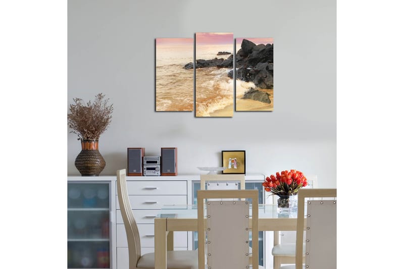 Dekorativ Canvasbilde 3 Deler - Flerfarget - Innredning - Bilder & kunst - Lerretsbilder