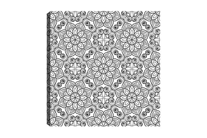 Dekorativ Canvasbilde 30x30 cm - Hvit|Svart - Innredning - Bilder & kunst - Lerretsbilder