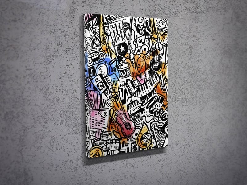 Dekorativ Canvasbilde 30x40 cm - Flerfarget - Innredning - Bilder & kunst - Lerretsbilder