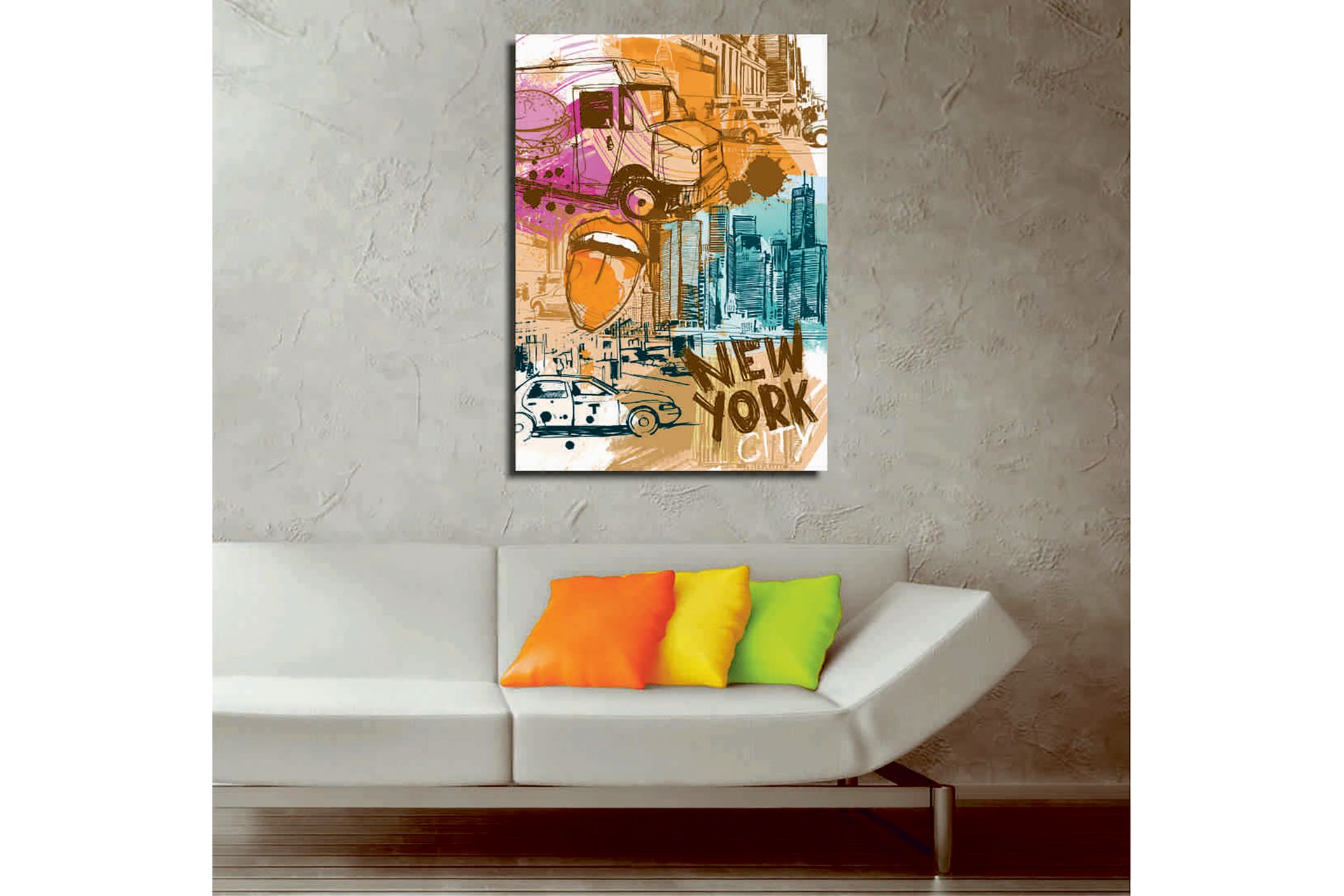 Dekorativ Canvasbilde 30x40 cm - Flerfarget - Innredning - Bilder & kunst - Lerretsbilder