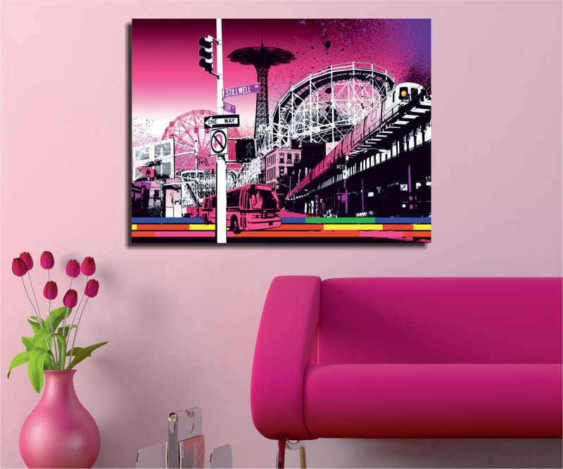 Dekorativ Canvasbilde 30x40 cm - Flerfarget - Innredning - Bilder & kunst - Lerretsbilder