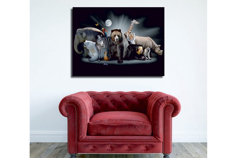 Dekorativ Canvasbilde 30x40 cm - Flerfarget - Innredning - Bilder & kunst - Lerretsbilder