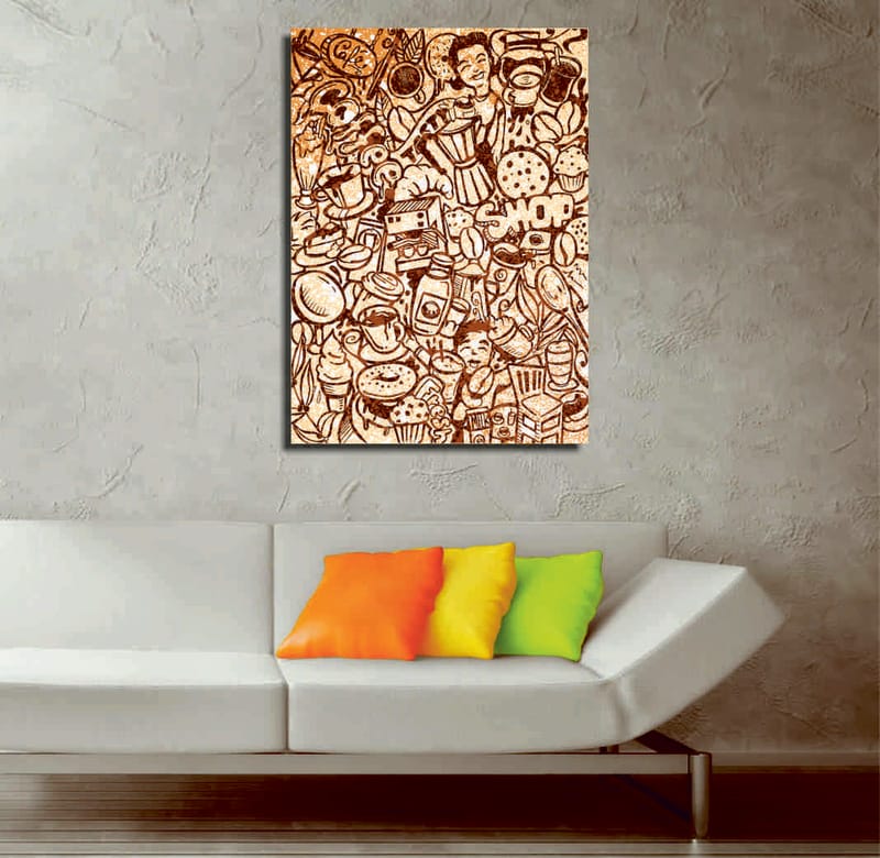 Dekorativ Canvasbilde 30x40 cm - Flerfarget - Innredning - Bilder & kunst - Lerretsbilder