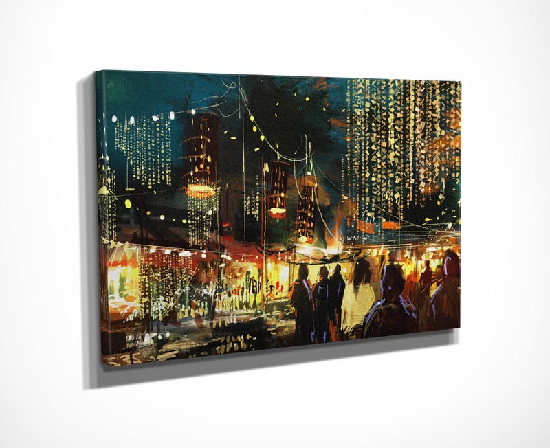 Dekorativ Canvasbilde 30x40 cm - Flerfarget - Lerretsbilder