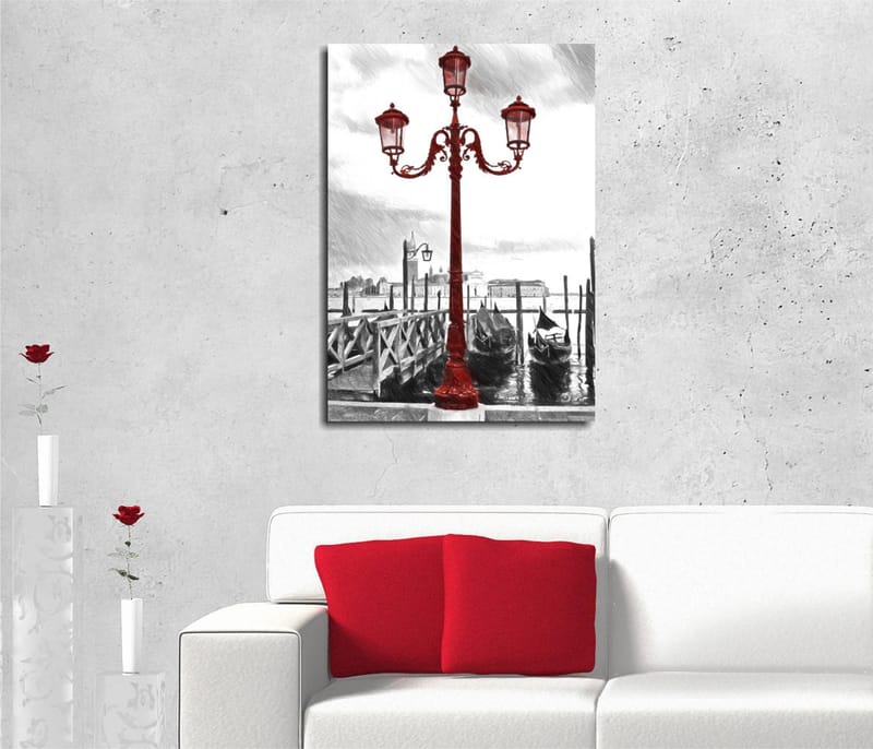 Dekorativ Canvasbilde 30x40 cm - Flerfarget - Innredning - Bilder & kunst - Lerretsbilder