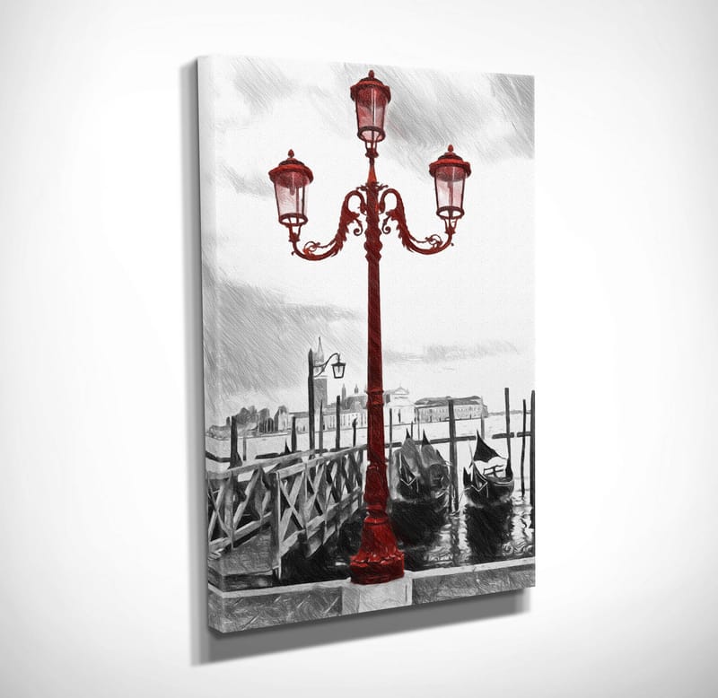 Dekorativ Canvasbilde 30x40 cm - Flerfarget - Innredning - Bilder & kunst - Lerretsbilder