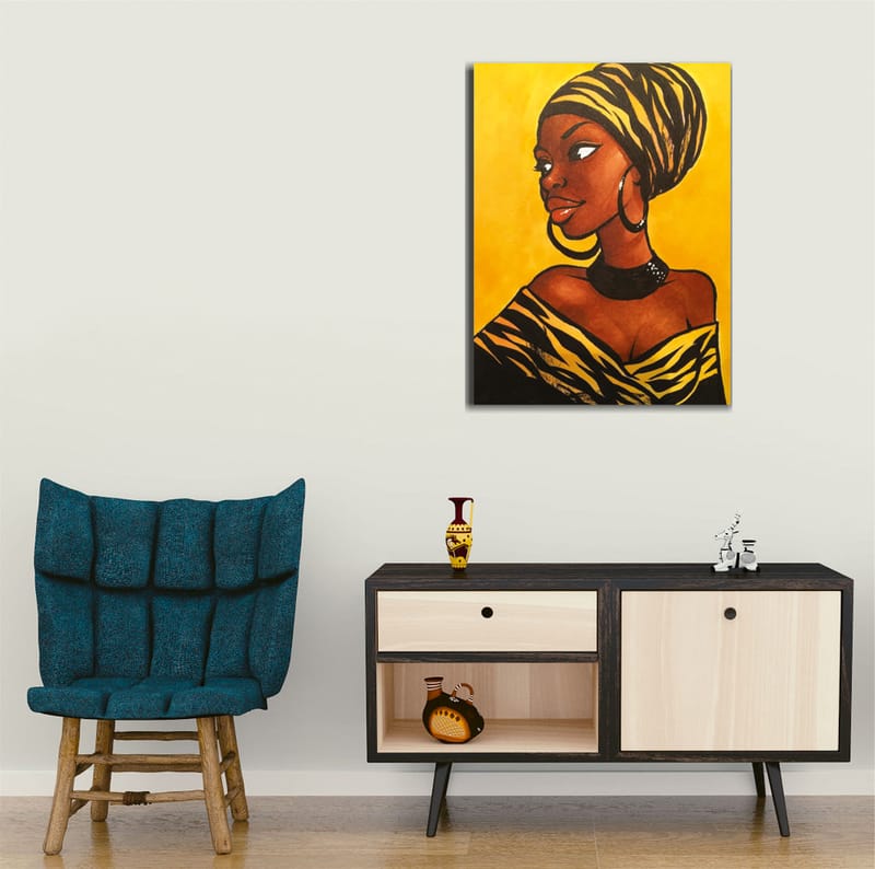 Dekorativ Canvasbilde 30x40 cm - Flerfarget - Innredning - Bilder & kunst - Lerretsbilder