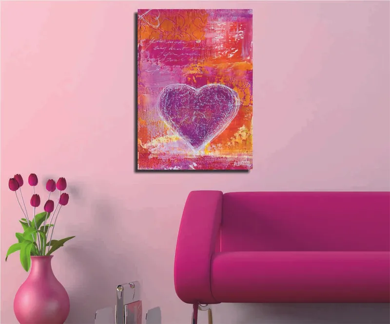 Dekorativ Canvasbilde 30x40 cm, Flerfarget